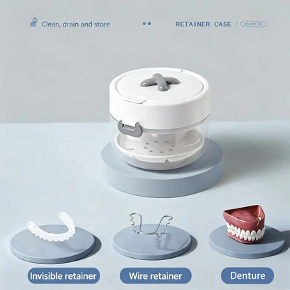 Retainer Cleaning Case with Mirror