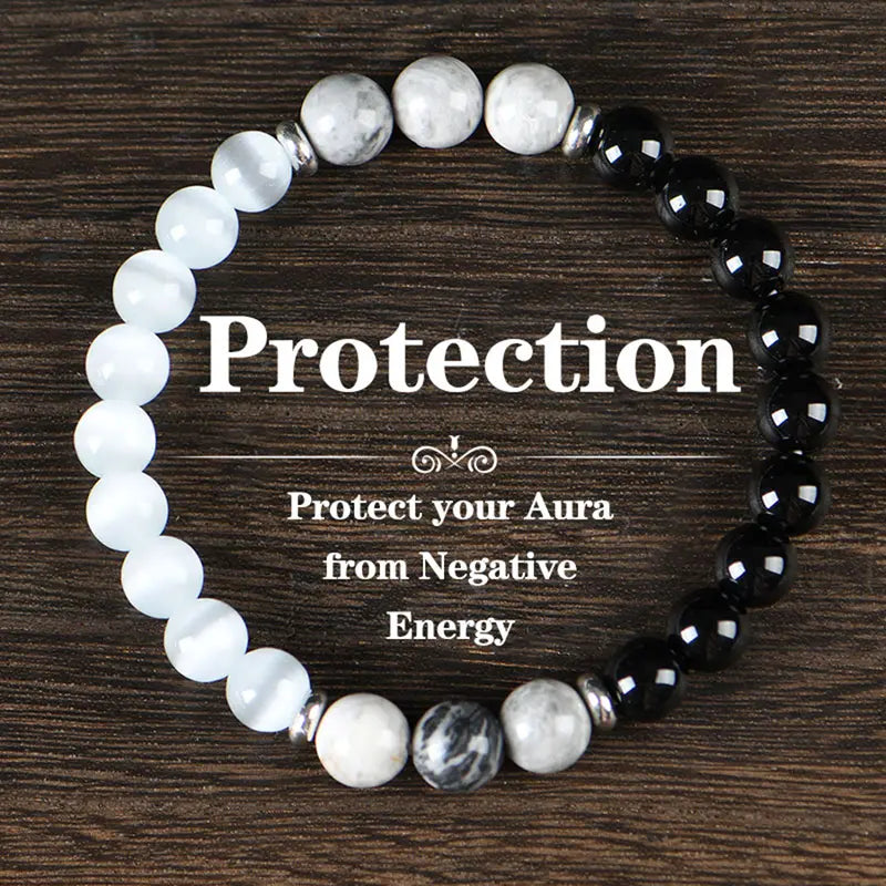 Protection Crystal Beaded Bracelet