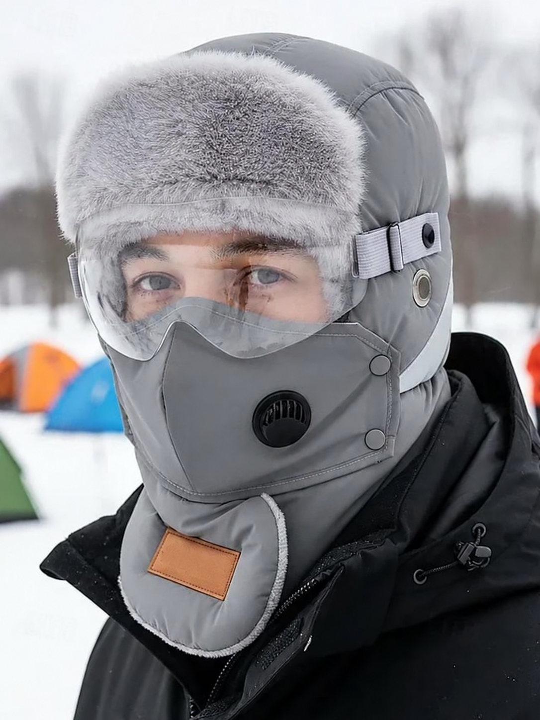 Waterproof Winter Goggles Aviator Bomber Hat