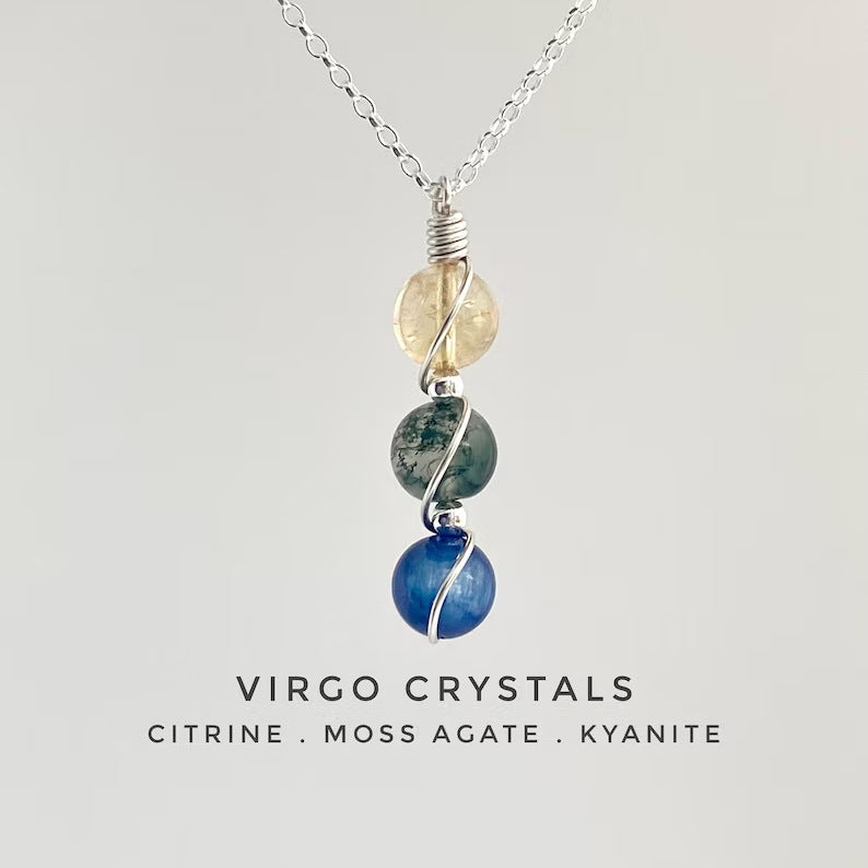 Handmade Zodiac Crystal Necklace