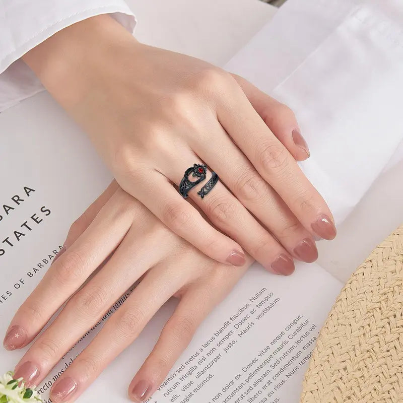 Witch’s Knot Birthstone Ring