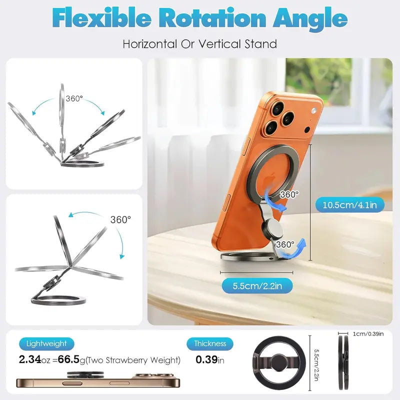 Magnetic Mobile Phone Stand & Fidget Spinner Combo