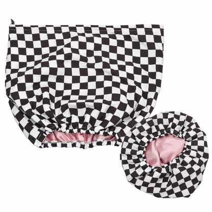 Adjustable Satin Waterproof Shower Cap