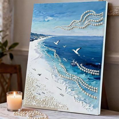 Fireworks Romantic Castle 5D Sparkling Diamond Painting Set