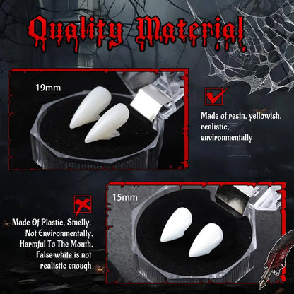 🦷Halloween Vampire Fangs & Elf Ears Set🧛‍♀️