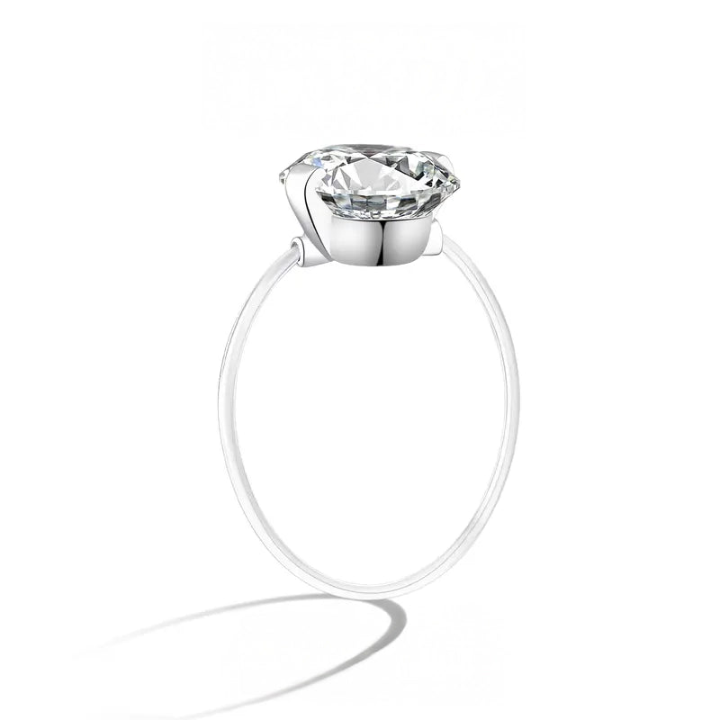 Invisible Floating Diamond Ring（1-2 Carat）