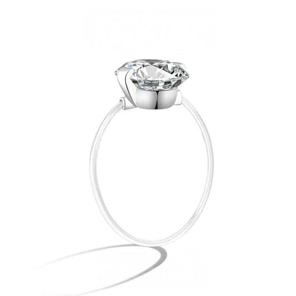 Invisible Floating Diamond Ring（1-2 Carat）