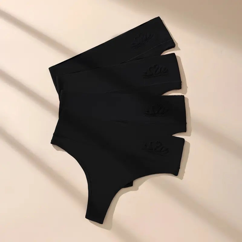 High Waist Seamless Thongs
