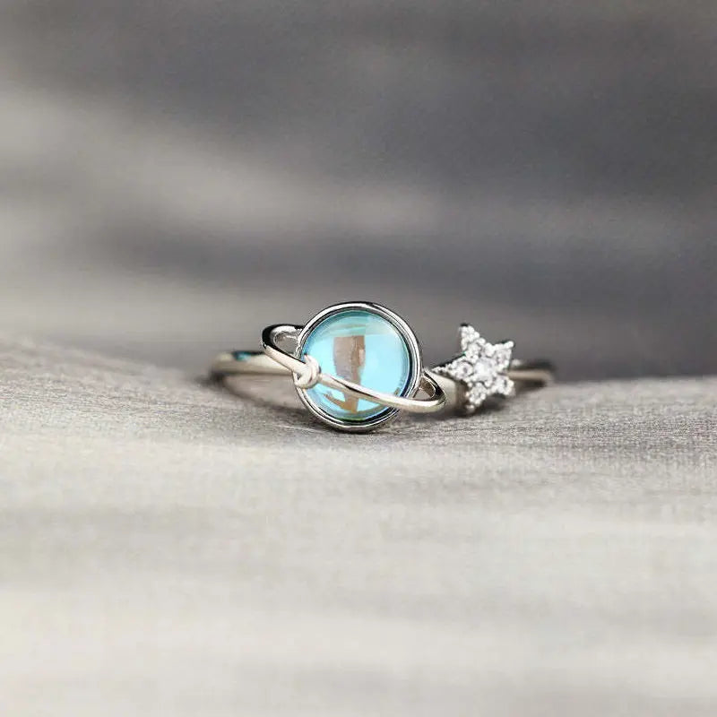 Never Stop Shining Star & Planet Ring