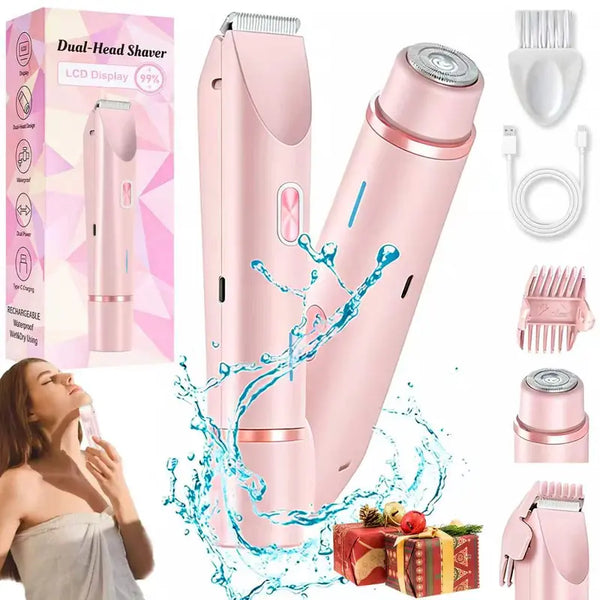 2-in-1 Painless Bikini Hair Trimmer