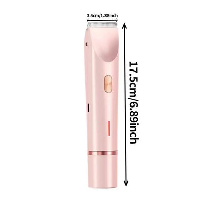 2-in-1 Waterproof Rechargeable Bikini Trimmer