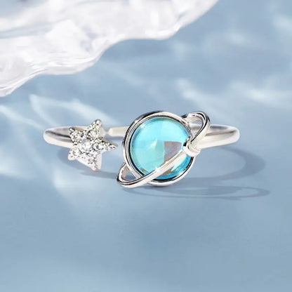 Never Stop Shining Star & Planet Ring