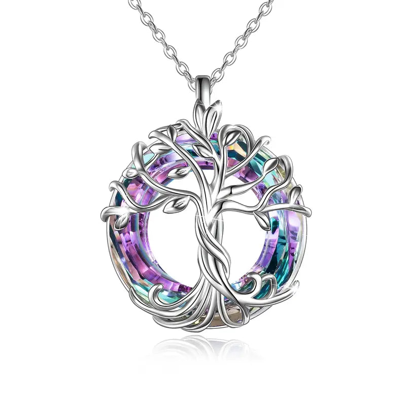 Crystal Tree of Life Necklace