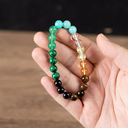 Money Attraction Crystal Beaded Bracelet