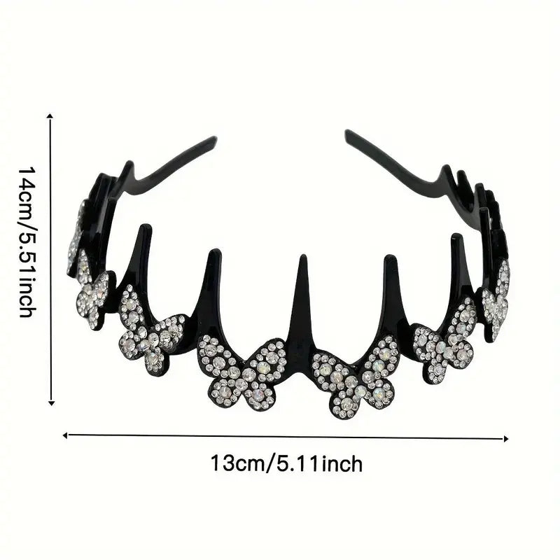 Women's 4-Piece Elegant Butterfly Headbands