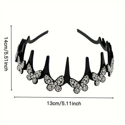 Women's 4-Piece Elegant Butterfly Headbands