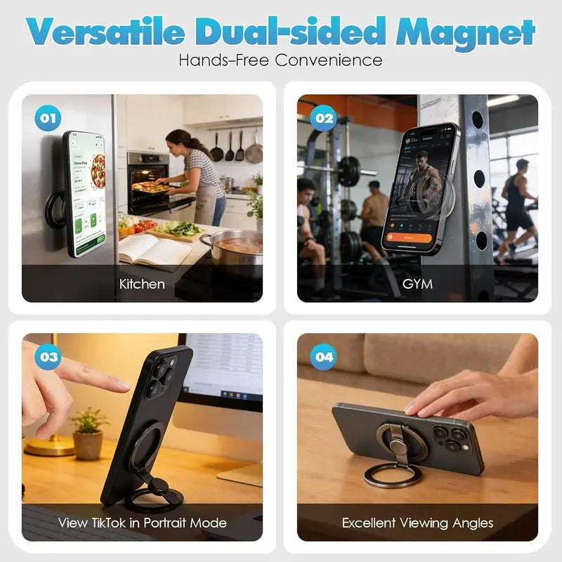 Magnetic Mobile Phone Stand & Fidget Spinner Combo