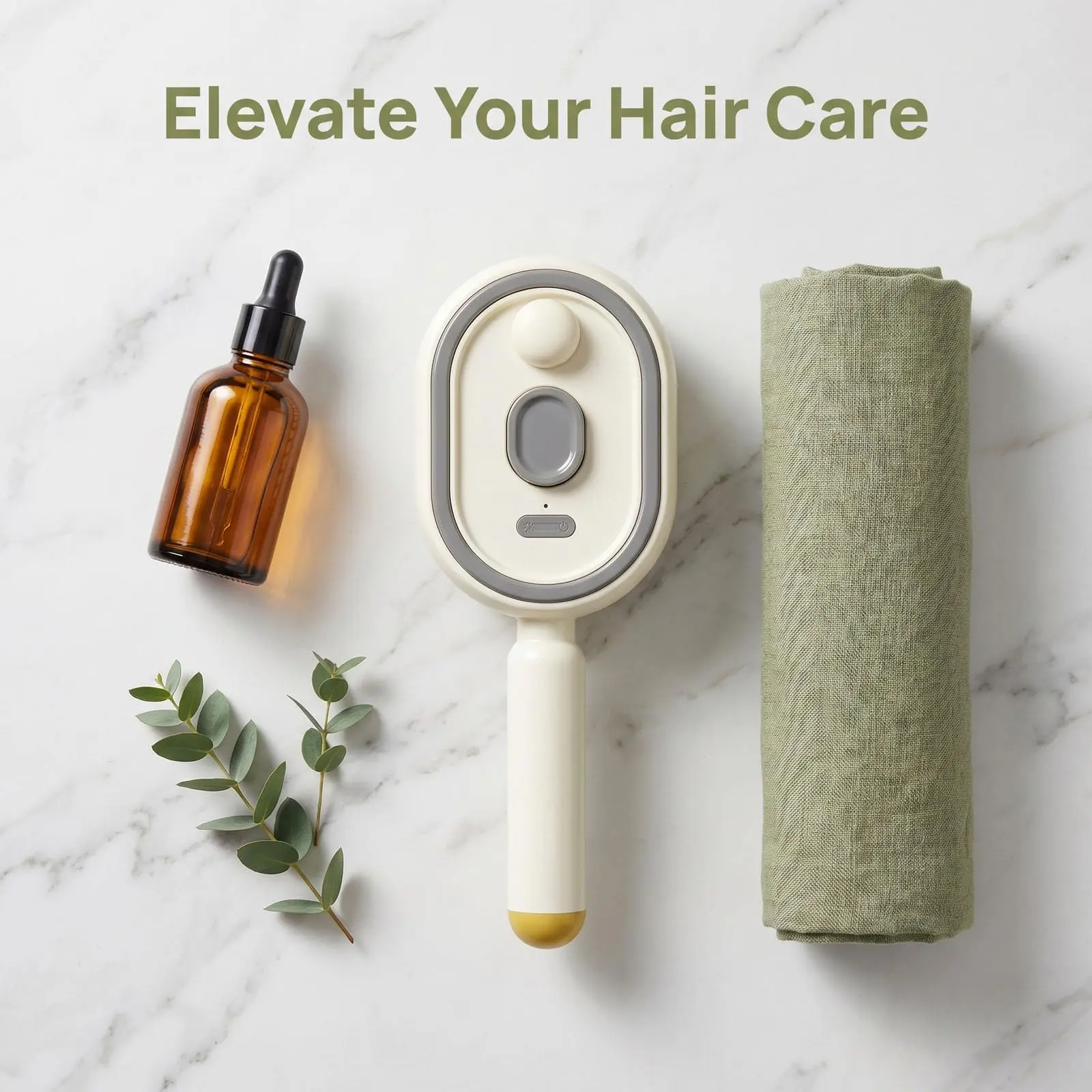 Electric Steam Hair Straightener Brush