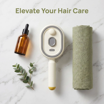 Electric Steam Hair Straightener Brush