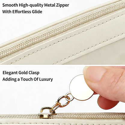 2PCS Clear Window Makeup Brush Bag