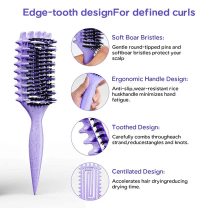 Curly Hair Detangling & Styling Brush