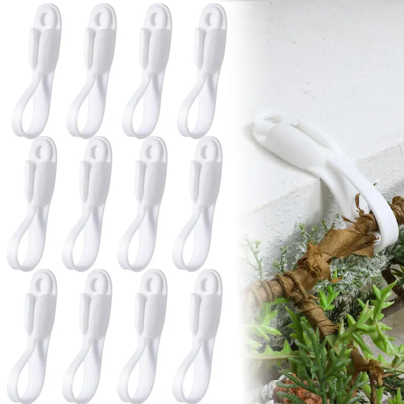 🔥HOT SALE 49% OFF - 🎅Christmas Garland Hanger Mantle Garland Hooks, No Drill (Set of 4)