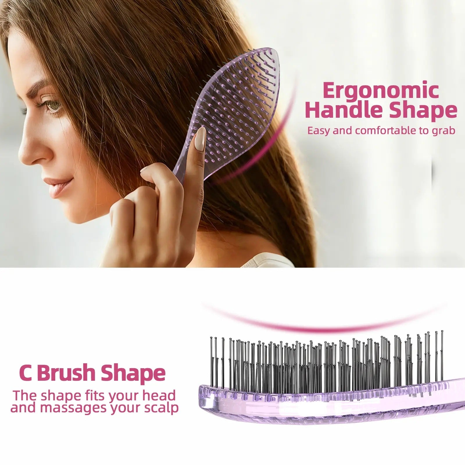 Wet & Dry Detangling Hair Brush