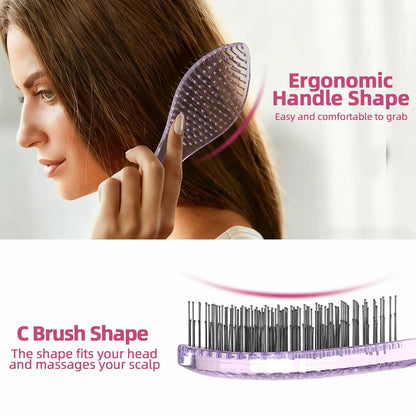 Wet & Dry Detangling Hair Brush