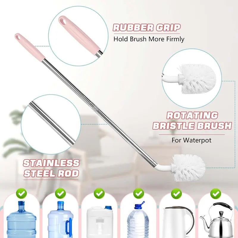 Extra Long 5-Gallon Water Bottle Cleaning Brush