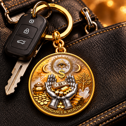 3D All-Seeing Eye Prosperity Keychain