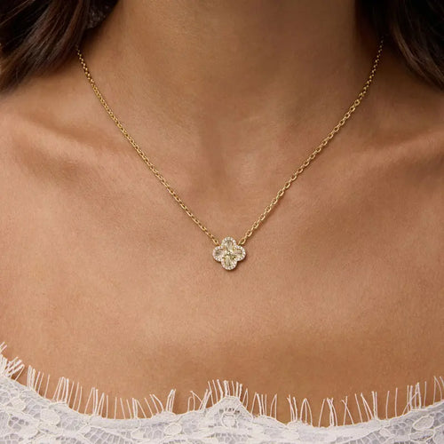 Four Leaf Clover Necklace for Women