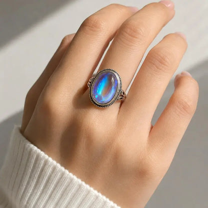 Luna Glow Moonstone Ring