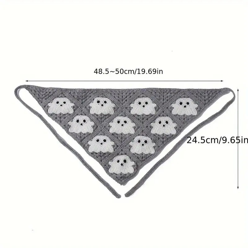 Halloween Crochet Bandana Headscarf