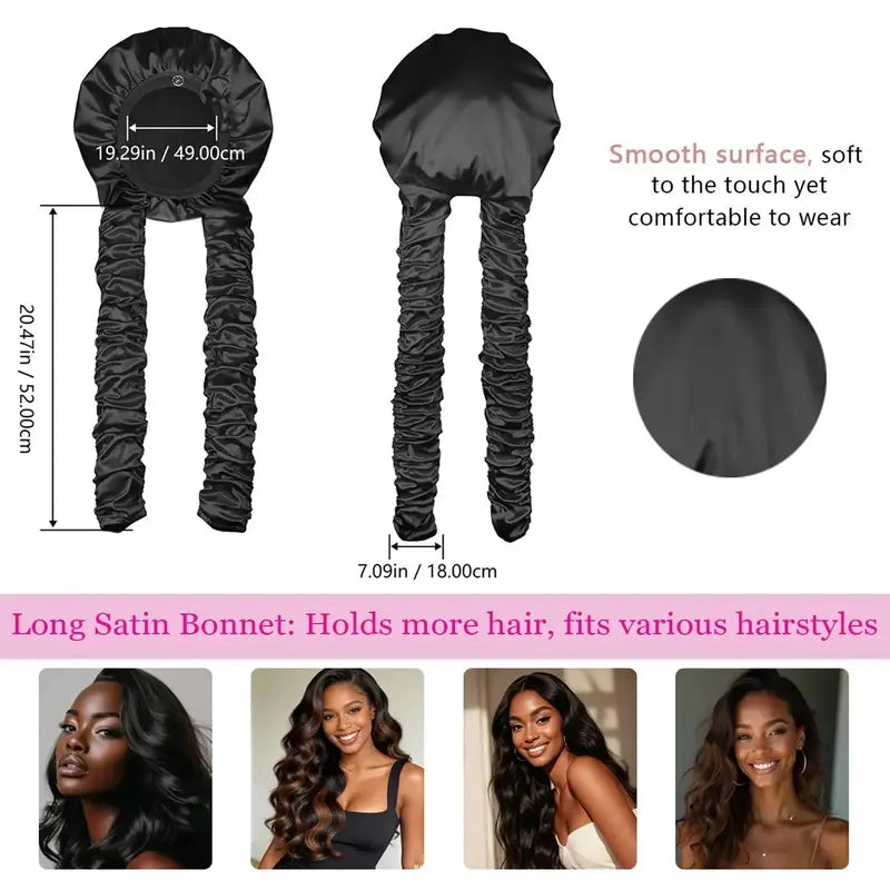 Flexible Satin Hair Protection Cap