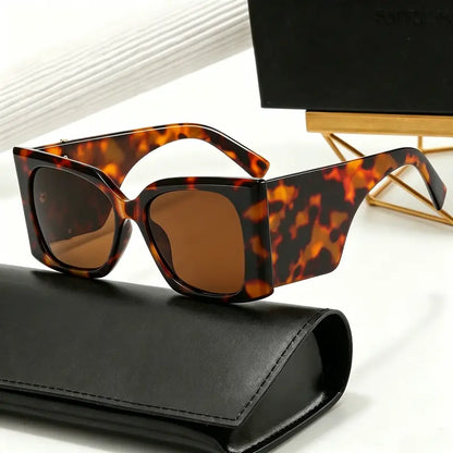 Y2K Aesthetic Oversized Square Cat Eye Sunglasses