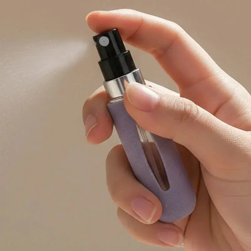 Portable 5ML Perfume Atomizer with Plush Keychain