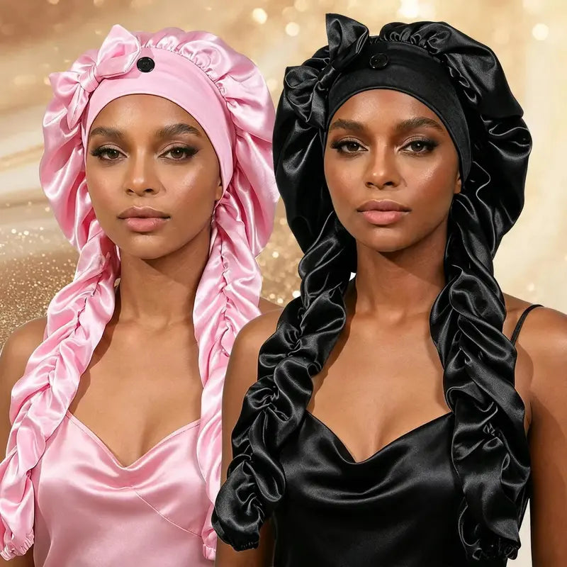 Flexible Satin Hair Protection Cap