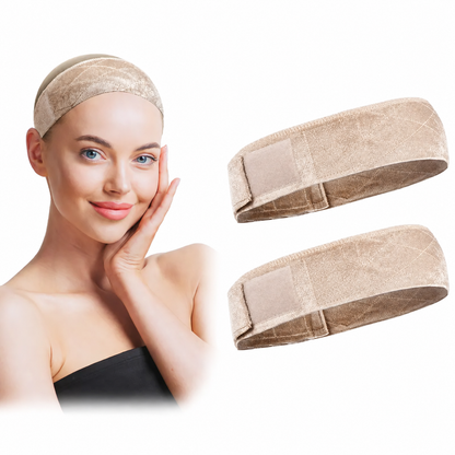 2pcs Non-Slip Wig Grip Band – Adjustable Velvet Headband