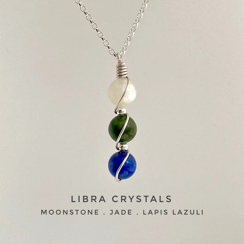Handmade Zodiac Crystal Necklace