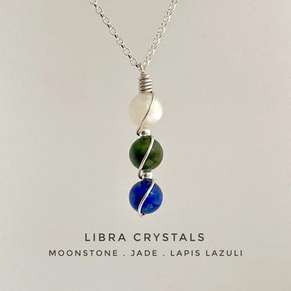 Handmade Zodiac Crystal Necklace