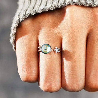 Never Stop Shining Star & Planet Ring