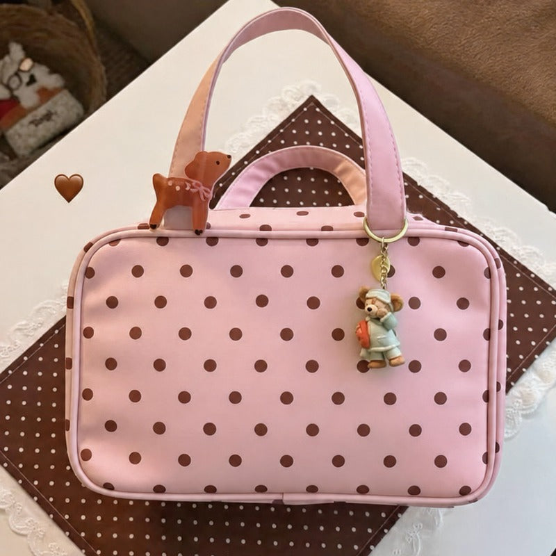 Three-Layer Travel Makeup Bag