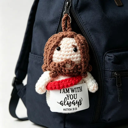 Handmade Crochet Jesus Reminder Doll
