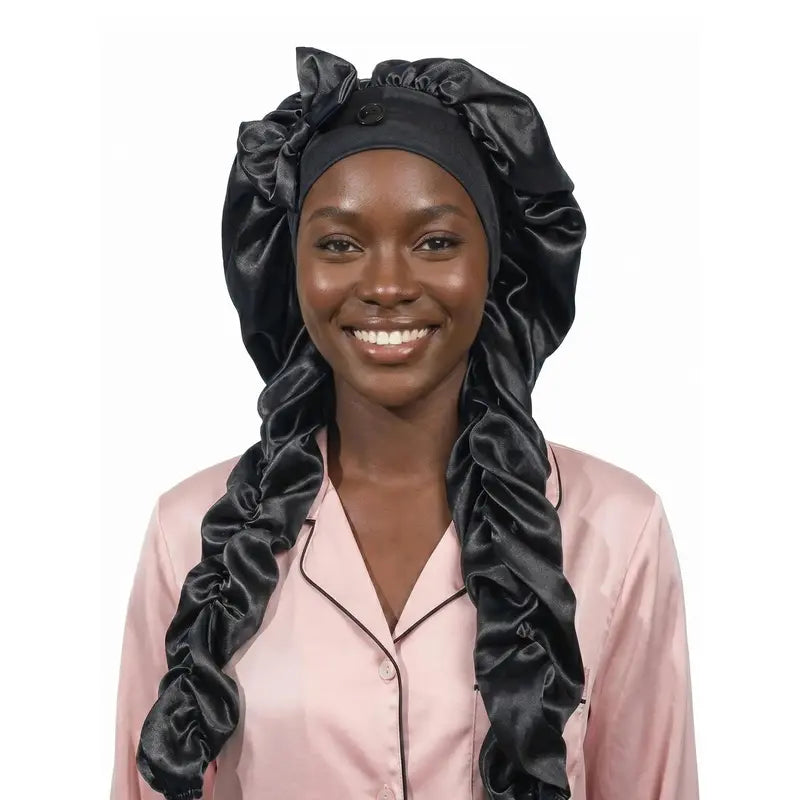 Flexible Satin Hair Protection Cap