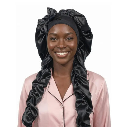 Flexible Satin Hair Protection Cap
