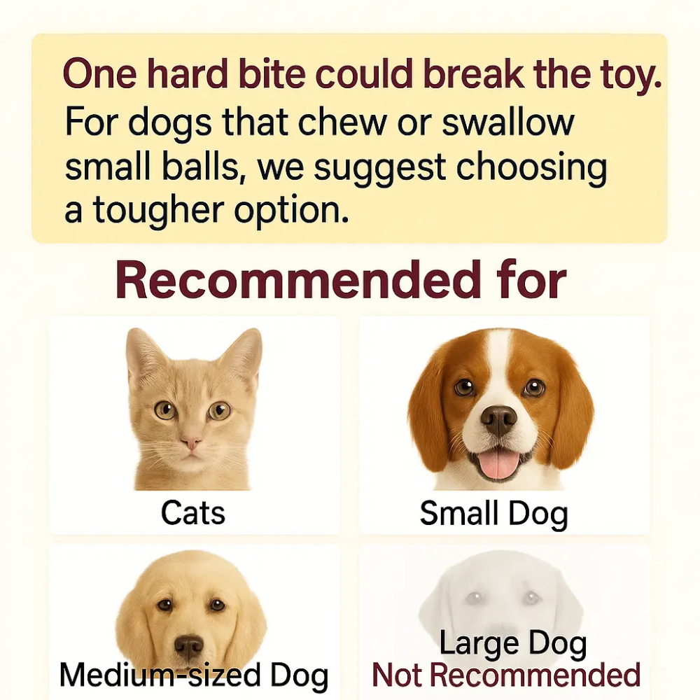 Interactive Rolling Ball Pet Toy