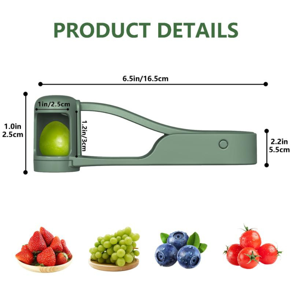 Safe Grape Cutter for Kids – Quick Fruit Quartering Tool