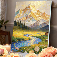 Green mountain peaks