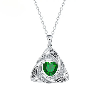 Eternal Celtic Birthstone Necklace
