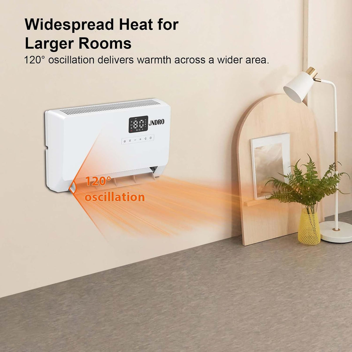 🚚 FREE SHIPPING |Black Friday Early Bird Deals-Wall-Mounted Space Heater with Thermostat and Remote Control